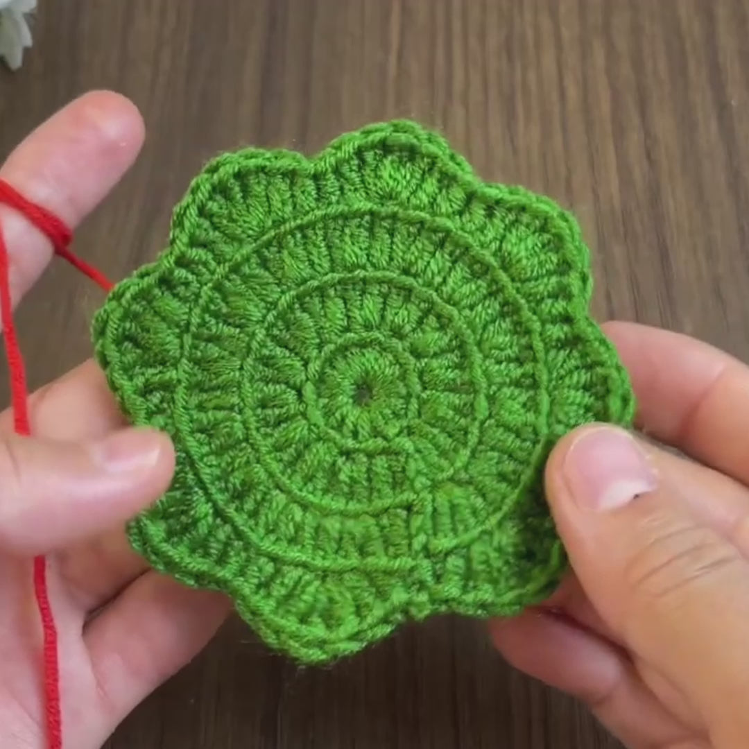 Crochet Coaster Pattern PDF – Spiral Edge Round Coaster Tutorial – Handmade Crochet Mug Mat or Gift Idea