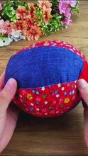 Soft Fabric Ball Sewing Pattern – Patchwork Baby Toy PDF Tutorial for Beginners