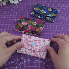 Handmade Wallet Sewing Pattern, Digital Download DIY Fabric Card Holder