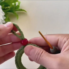 Christmas Crochet Wreath Pattern - Christmas Tree Decoration - Christmas Ornament Pattern |  Easy PDF for Beginners