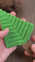 Crochet Christmas Tree Ornament PDF Pattern for Handmade Holiday Decor Gift Idea