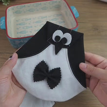 Penguin Oven Mitts Sewing Pattern – DIY Pot Holder PDF for Whimsical Kitchen Decor