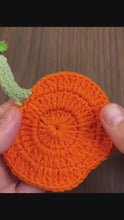 Crochet Pumpkin Coaster Pattern For Fall Decor – Handmade Halloween Table Ornament