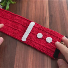Santa Cutlery Holder Crochet Pattern PDF For Christmas Table Decor