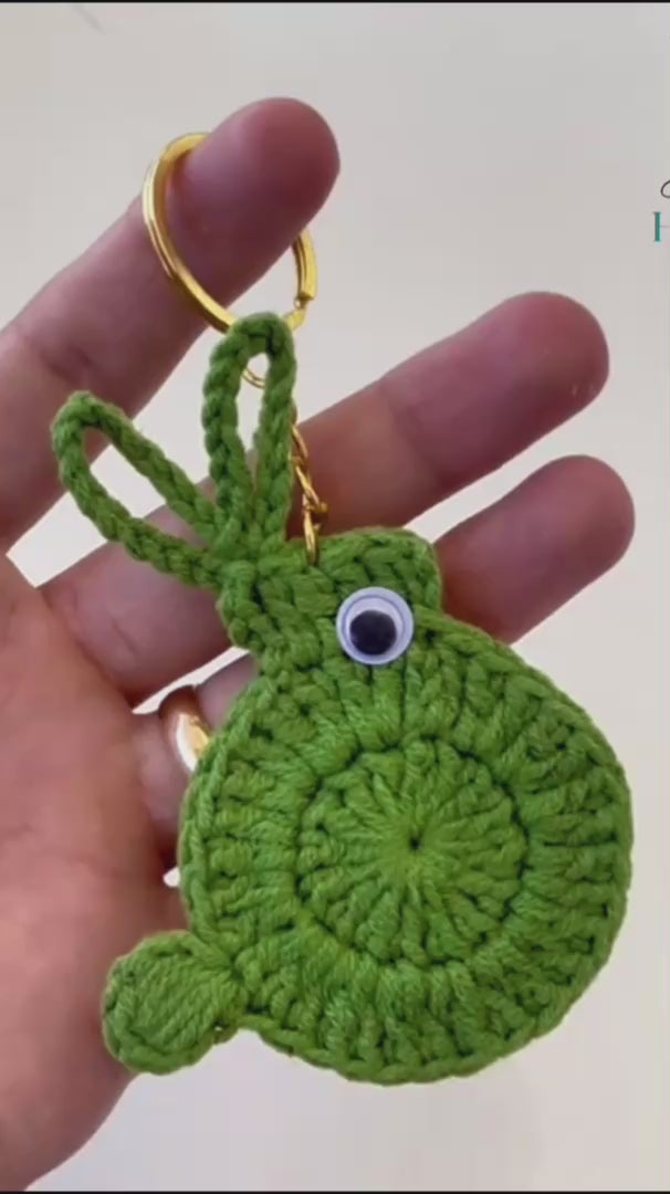 Crochet Bunny Keychain PDF Pattern for Handmade Rabbit Decor and DIY Gift Idea