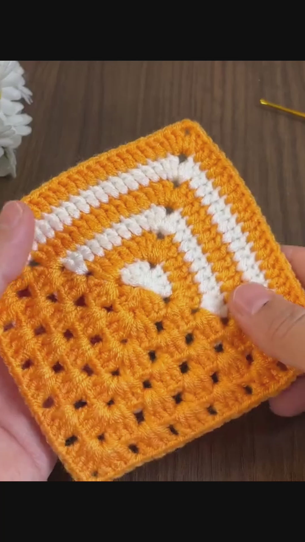 Geometric Crochet Coaster Pattern PDF – Modern Mug Mat Tutorial – Handmade Home Decor Crochet Design