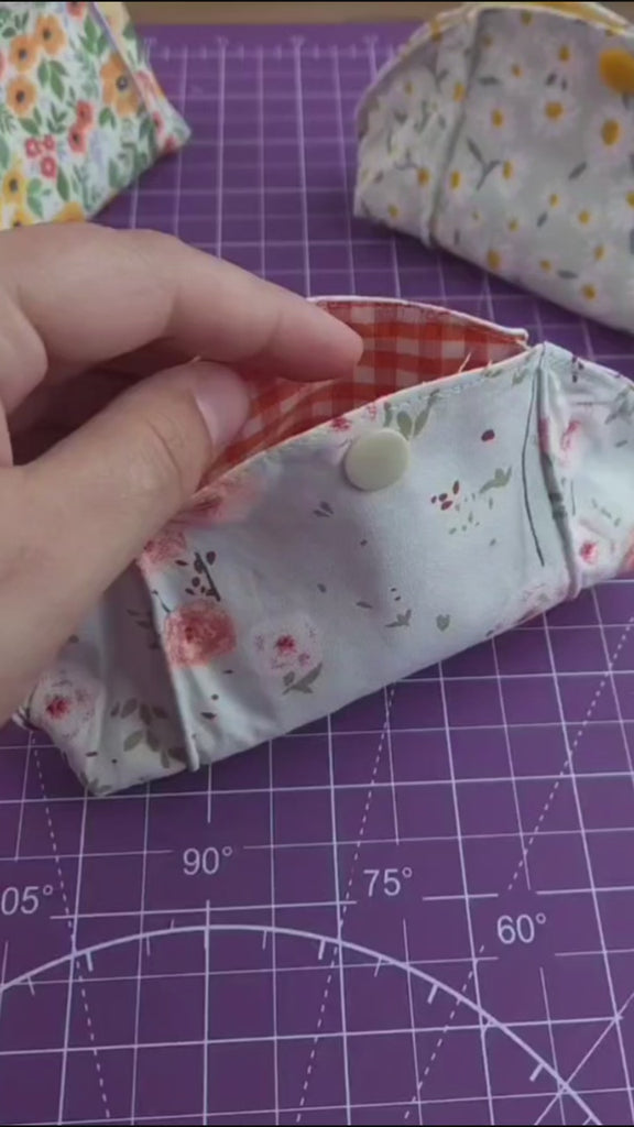 Printable Mini Wallet Sewing Pattern PDF – Small Zipper Pouch Pattern ...