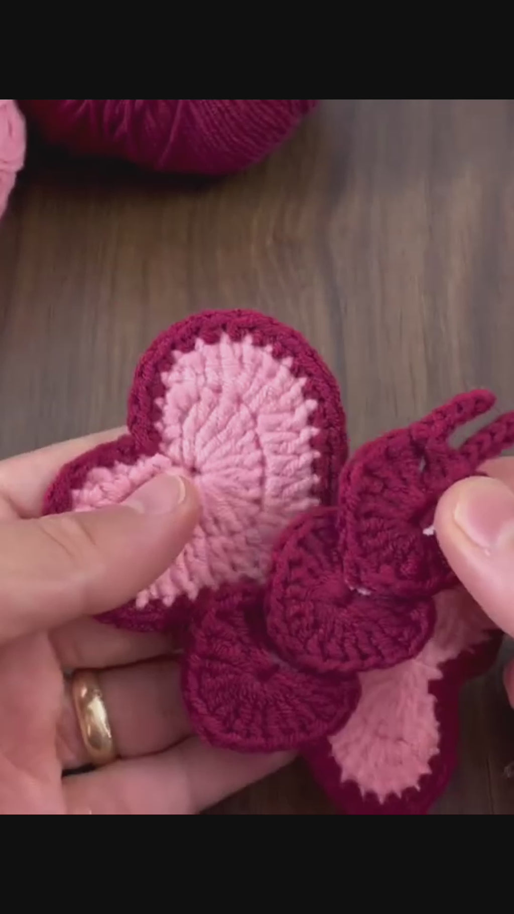 Crochet Butterfly Applique Pattern PDF Heart Motif Design For DIY Craft Projects