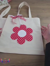 Flower Tote Bag Sewing Pattern PDF, DIY Fabric Flower Tote Bag Tutorial