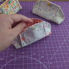 Printable Mini Wallet Sewing Pattern PDF – Small Zipper Pouch Pattern for Coin Purse