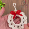 Crochet Christmas Wreath Ornament Pattern, Easy Crochet Holiday Decor PDF, DIY Wreath Ornament Tutorial, Beginner-friendly Crochet Pattern