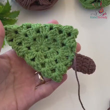 Crochet Christmas Tree Pattern Tutorial PDF, Easy Holiday Crochet Pattern for Beginners, DIY Christmas Ornament Instructions