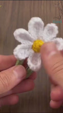 Crochet Daisy Hair Clip PDF Pattern for Handmade Flower Hair Accessory Design