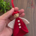Crochet Angel Tree Topper Pattern | Guardian Angel Christmas Ornament | Handmade Xmas Angel Décor | DIY Christmas Table Decoration