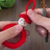 Crochet Christmas Elf Wreath Pattern, DIY Red Ornament PDF, Handmade Holiday Décor Tutorial, Beginner Festive Craft Project