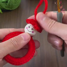 Crochet Christmas Elf Wreath Pattern, DIY Red Ornament PDF, Handmade Holiday Décor Tutorial, Beginner Festive Craft Project