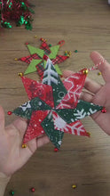 Christmas Star Ornament Sewing Pattern – Folded Fabric Star PDF Tutorial for Beginners